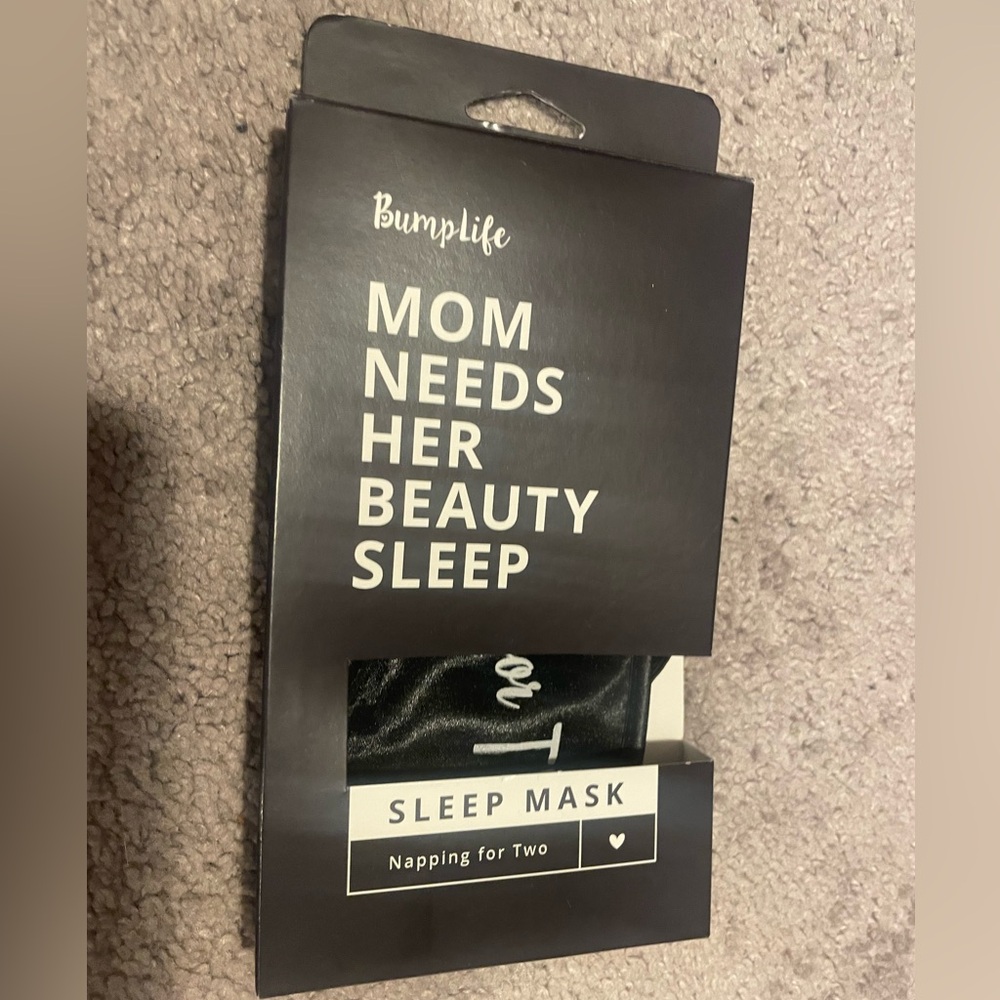 Bumplife Black Napping for Two Sleep Mask